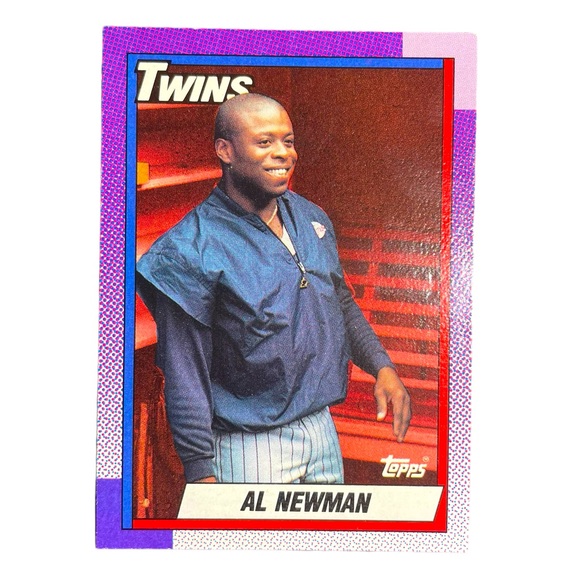Nike MLB Other - 1990 al newman minnesota twins topps baseball card # 19